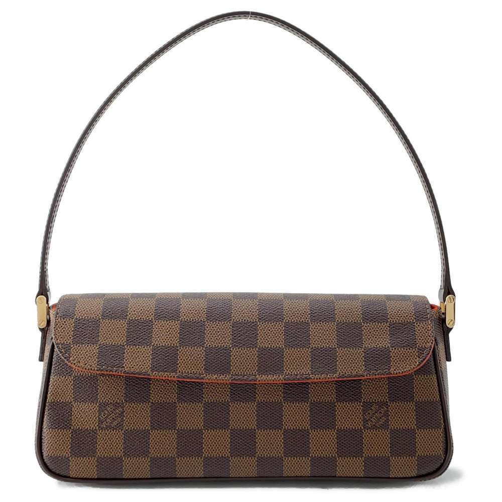 Louis Vuitton Damier Ebene Brown Recoleta Handbag Hobo Bag